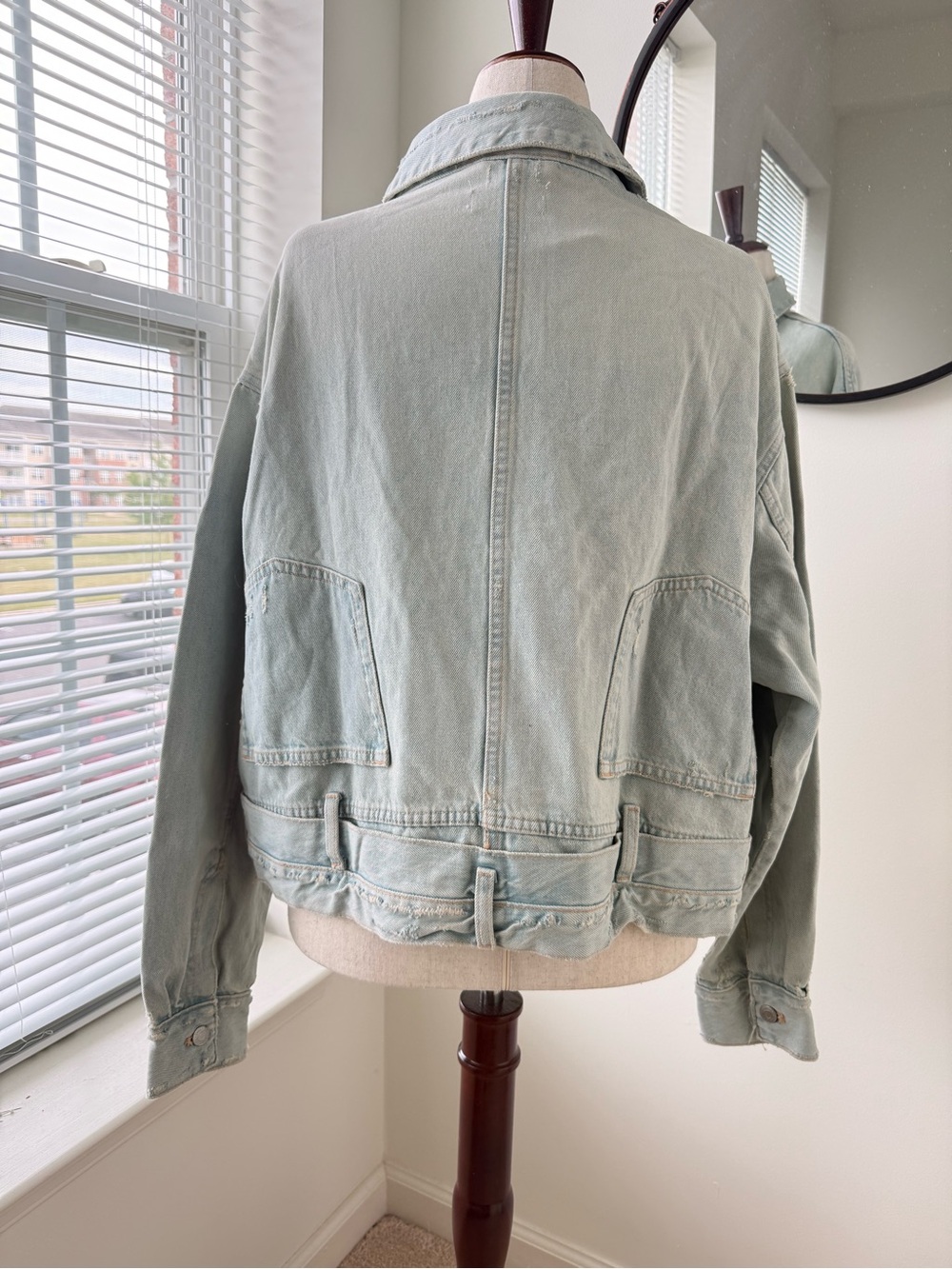 Zara Light Blue Denim Jacket - Picture 2 of 12